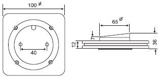 Светильник для освещения кухонных столешниц Sandwich (Wipo, Германия) - размеры