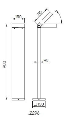 Светильник Albert хх2296, Германия: размеры