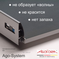 Agoform Ago-System - жесткий противоскользящий мат для выдвижных ящиков, Германия Agoform Ago-System - жесткий противоскользящий мат для выдвижных ящиков, Германия